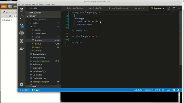 Golang - VueJS - Kubernetes - Docker - AWS [025] - No Pesky Reloads With Client App смотреть онлайн