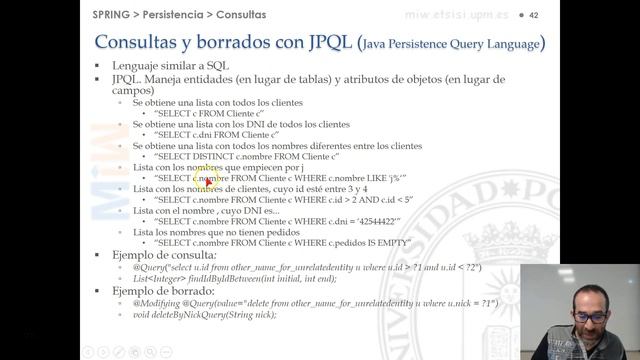 Spring Boot. Spring Data. Persistencia: JPA. Query смотреть онлайн