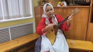 619 Наигрыш на балалайке «Под песни» с частушками (.mp4