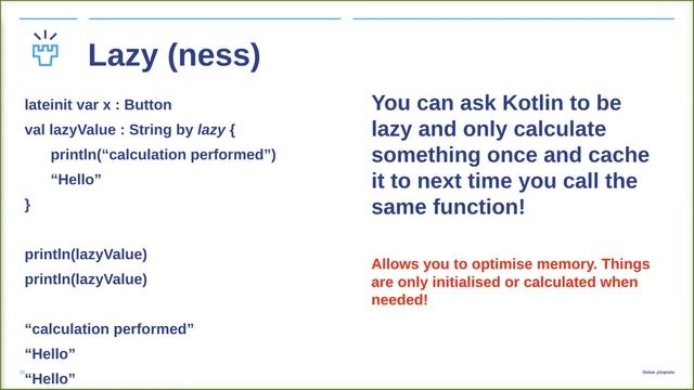 Lecture 3: Introduction to Kotlin смотреть онлайн