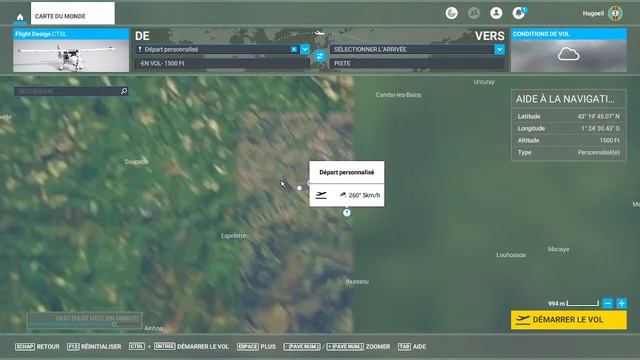 Microsoft Flight Simulator | Vol à vue @airviation01 Dans le pyrénées смотреть онлайн