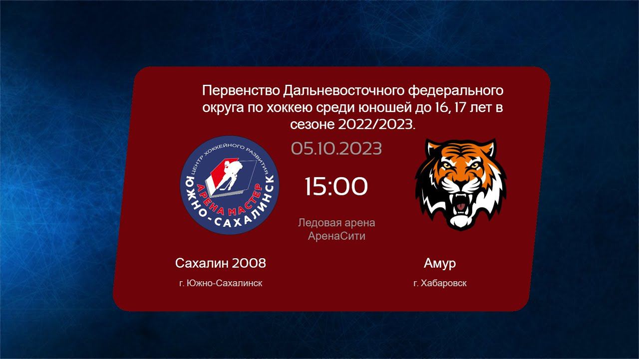 Хоккей, ДФО . "Сахалин" - "Амур". смотреть онлайн