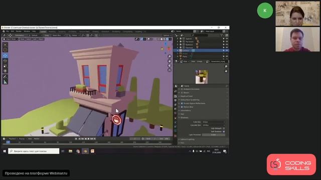 Защита проекта Кицан П. в школе программирования Coding Skills смотреть онлайн