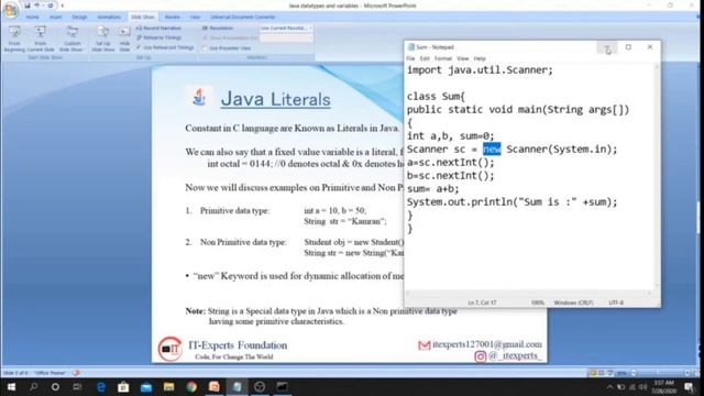Java || Data types in Java || Literal in Java || Naming Convention && Casting. смотреть онлайн