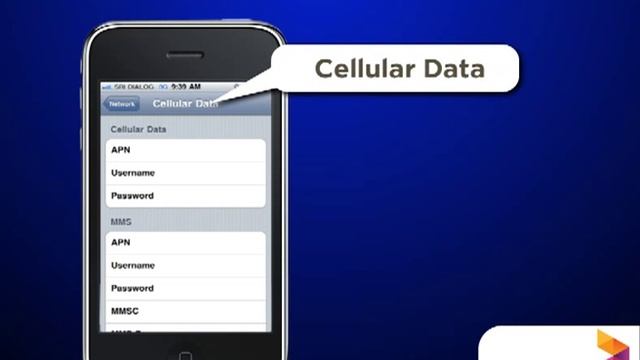 GPRS And MMS Setting Iphone