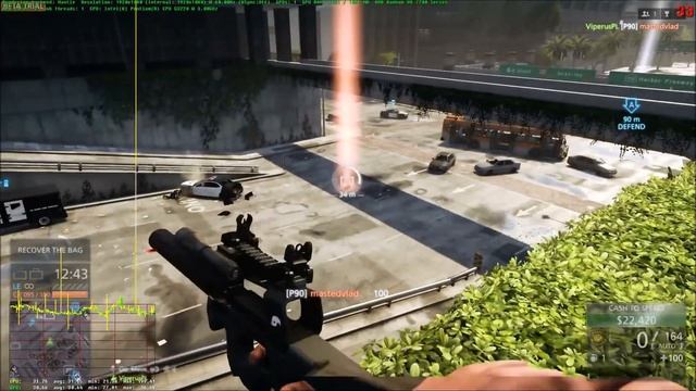 Pentium G3220 + Radeon HD 7770 Battlefield Hardline Multiplayer Mantle FHD Low/Medium/High смотреть онлайн