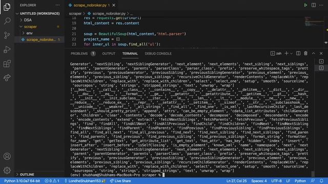 Web Scraping Logic Building Using Python and BeautifulSoup // Part 2 смотреть онлайн