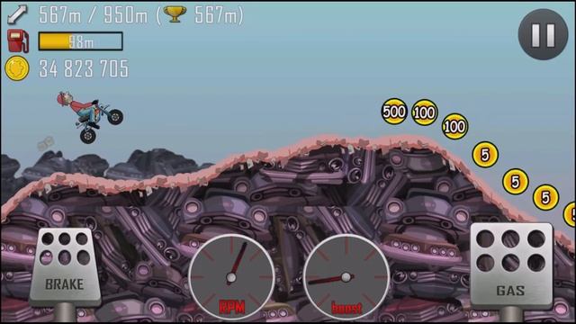 hill climb racing игра про красную машинку от фаника 13. смотреть онлайн