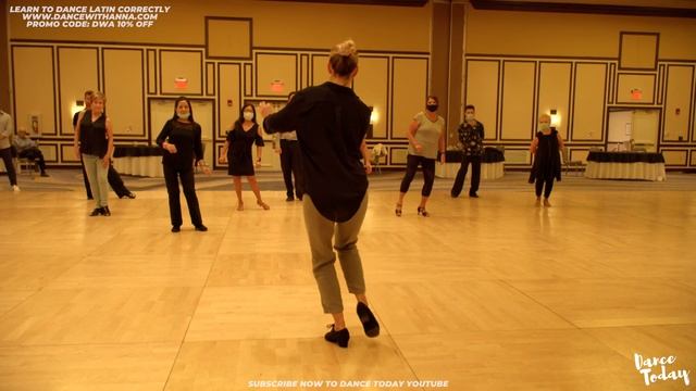 Anna Kovalova | How to dance jive basics | Latin dance tutorial смотреть онлайн