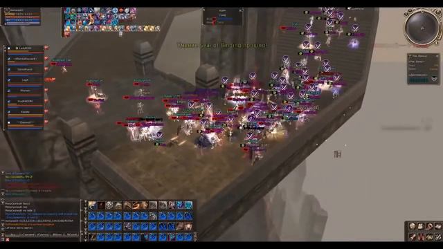 High Five Lineage 2 Baium Rush part 1world party mass fight смотреть онлайн