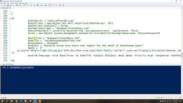 Lec-222 Azure in Hindi - Powershell Scripts - Get Resource Group Wise Cost смотреть онлайн