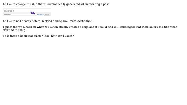 Wordpress: Hook on slug generator смотреть онлайн