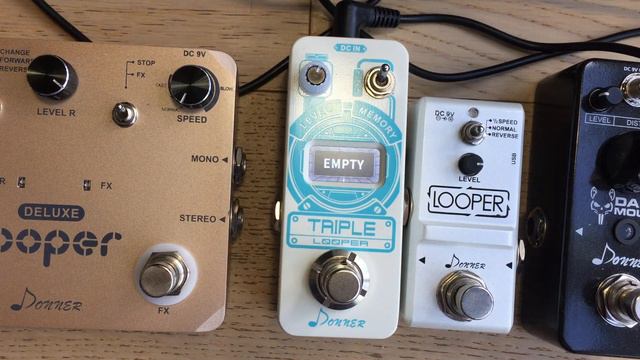 Donner Triple Looper Pedal Review MINI Looper Pedal For Guitar & Bass смотреть онлайн