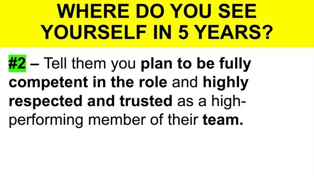 WHERE DO YOU SEE YOURSELF IN 5 YEARS? (The PERFECT Answer to this Common Interview QUESTION!) смотреть онлайн