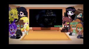 Fnaf 1+Aftons react to They'll find you
