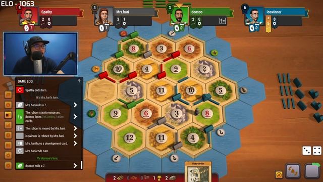 Catan Universe - TAKING LONGEST ROAD? - Road to Diamond (Part 2) смотреть онлайн