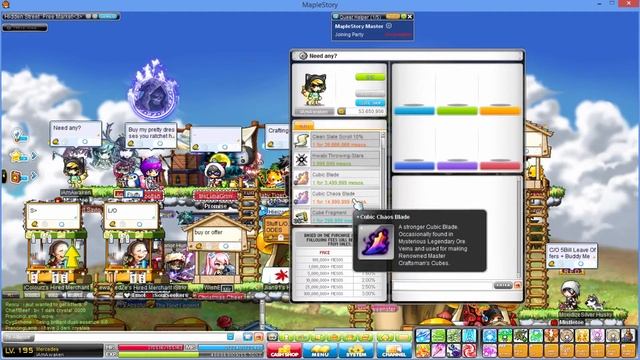 Maplestory Money Making Tip - Cubic Blades смотреть онлайн