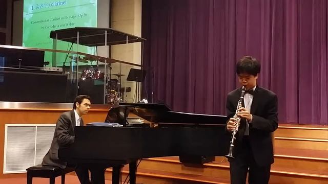 Weber Clarinet Concertino Op 26 in Eb Major смотреть онлайн
