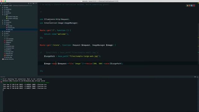 Laravel and Image Invention Read Image Exception смотреть онлайн