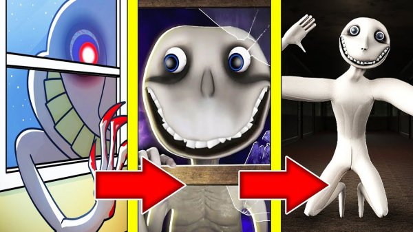 Как менялся ЧЕЛОВЕК ЗА ОКНОМ и его жизненный цикл в майнкрафт #1! Эволюция MAN FROM WINDOW MINECRAFT