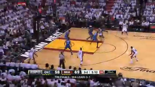 NBA Finals 2012: Oklahoma City Thunder Vs Miami Heat Game 5 Highlights (1-4) Heat Champions смотреть онлайн