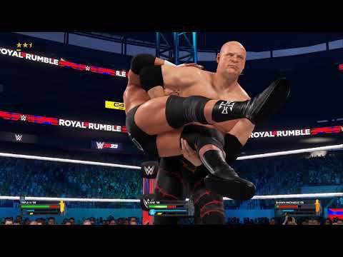 WWE2K23 Kane vs Triple H vs Shawn Michaels