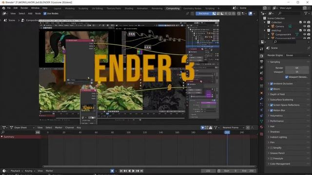 BLENDER Videocourse - 30 - Compositing, Post-Processing, Post-Production, Export Renders and 3D FBX смотреть онлайн