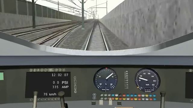 High-speed trains in MSTS смотреть онлайн