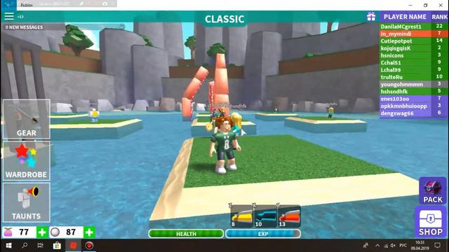 ROBLOX ОСТРОВА вылетел в космос и победа на последнем вздохе 1ст! смотреть онлайн