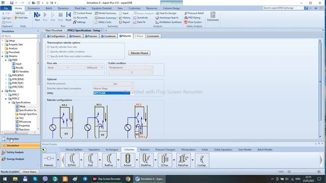 Aspen Plus Пример работы в Safety Analysis/Обучение Aspen Plus смотреть онлайн