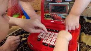 Детский компьютер Тачки, молния маккуин