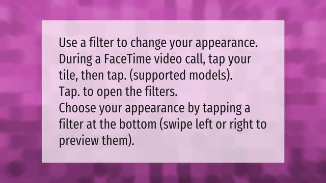 How do you add filters to video calls on Iphone? смотреть онлайн