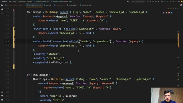 Improve Controller: Shorter Eloquent with When() смотреть онлайн