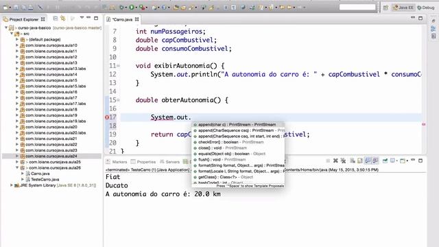 Curso de Java 26 - Orientação a Objetos: Classes e métodos com retorno смотреть онлайн