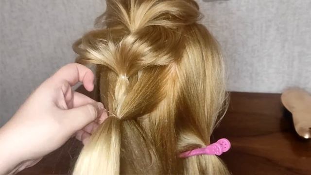 Это ЛЕГКО! Объемная прическа на каждый день. •ВИДЕО 73• смотреть онлайн
