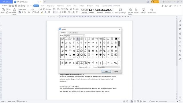WPS Office How To Add Bullet Points Tutorial