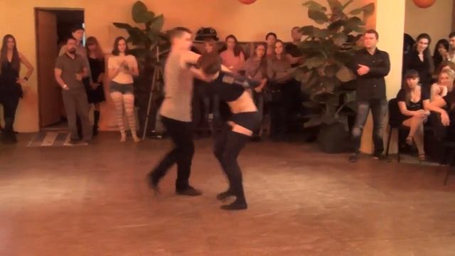 День Рождения Chilli Dance Studio 2014 шоу номер "Ограбление по кубински" от школы Insuperado смотреть онлайн