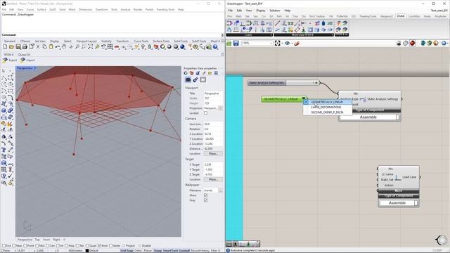 [EN] Моделирование мембранной конструкции с помощью Rhino/Grasshopper и RFEM 6 смотреть онлайн