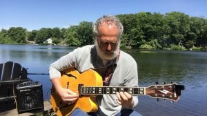 Blue Bossa - solo arch top with looper pedal