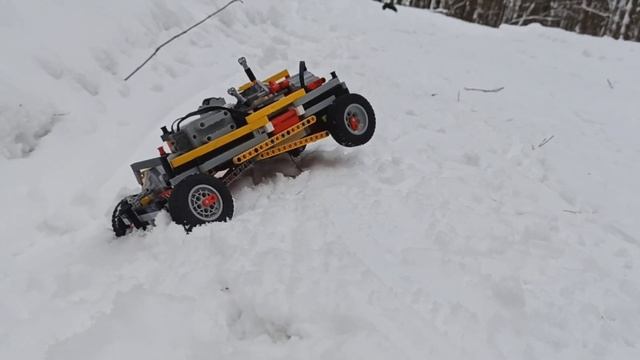 #LEGO ★(Дифференциалы повышенного трения "2х") Полный привод + лебёдка★ Сможет ли выехать? смотреть онлайн