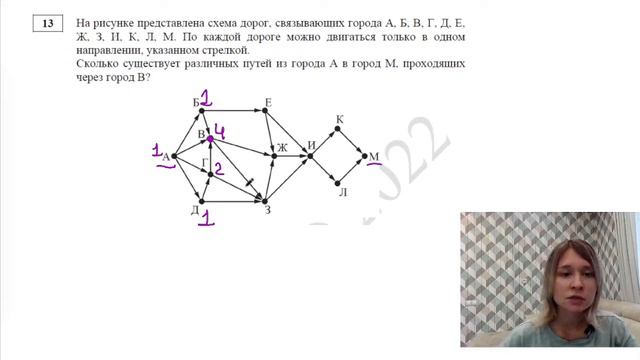 Задание 13. Разбор демоверсии ЕГЭ по информатике 2022.