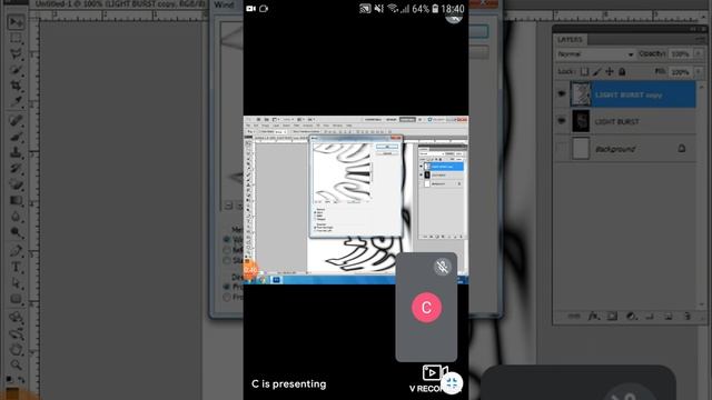 Making "Light Brush" on photoshop смотреть онлайн