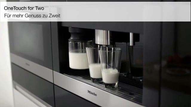 Встраиваемая кофемашина Miele CVA 6401 смотреть онлайн