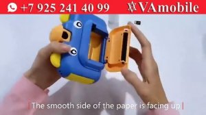 Детский фотоаппарат мгновенной печати фотографий Leilam