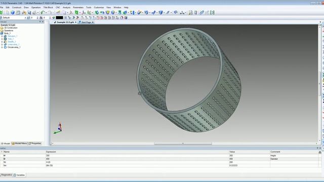 T-FLEX CAD. Parameterization of 3D Arrays смотреть онлайн