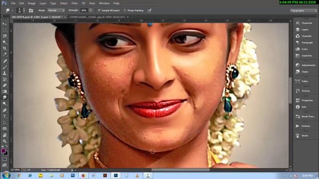How To Oil Painting Effects | Smudge Painting | Photoshop Tutorial Tamil | Karthik Tech смотреть онлайн