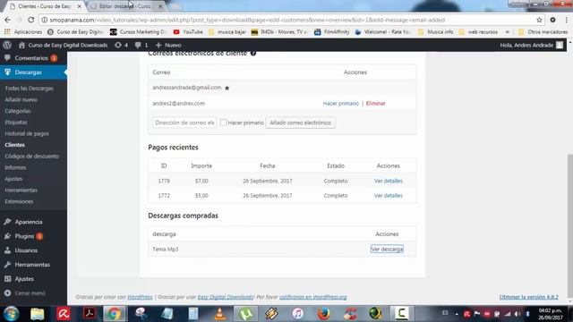 Clientes en Easy Digital Downloads de Wordpress смотреть онлайн