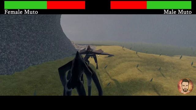 Male vs Female Muto Fight With Healthbars Roblox 4K смотреть онлайн