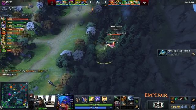 T1 VS BOOM GAME 1 - KARL LAST PICK HUSKAR MID COUNTER DPC SEA 2022 смотреть онлайн