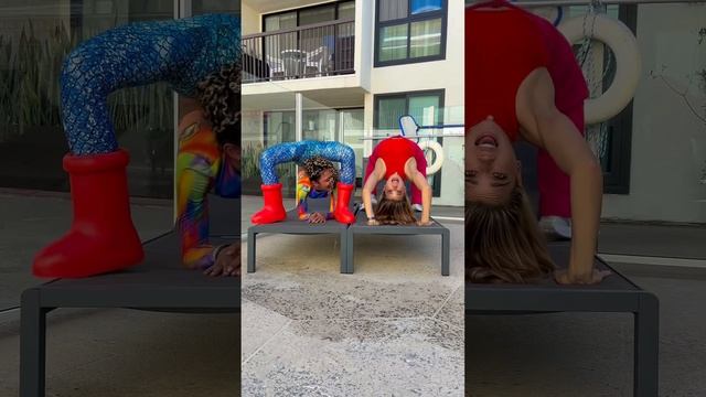 STRETCH TEST GONE WRONG! FAIL! ? RATE OUR STRETCH OUT OF TEN! ? @Andrea_rueda_live смотреть онлайн